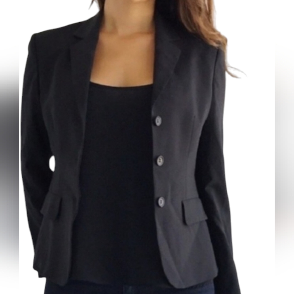 COACH Wool Three Button Blazer Size 8